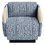 Дизайнерское Кресло William с кожаными подлокотниками  варинант исполнения - 2 | Loft Concept в Санкт-петербурге