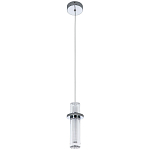 Подвесной светильник хром Odile Acrylic Tube Hanging Lamp Chrome варинант исполнения - 2 | Loft Concept в Санкт-петербурге