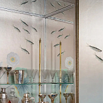 Обои ручная роспись Jakuchu Original colourway on Tarnished Silver gilded paper варинант исполнения - 2 | Loft Concept в Санкт-петербурге