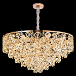 Люстра каскадная с подвесками в форме колец Galaxy of Light варинант исполнения - 7 | Loft Concept в Санкт-петербурге