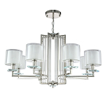 Люстра с 8-ю цилиндрическими плафонами из стекла Laurent варинант исполнения - 7 | Loft Concept в Санкт-петербурге