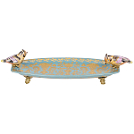 Блюдо фарфоровое Экзотические птички Vivole варинант исполнения - 1 | Loft Concept в Санкт-петербурге