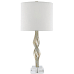 Настольная лампа с фигурным состаренным основанием Flooding with Light варинант исполнения - 2 | Loft Concept в Санкт-петербурге