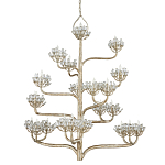 Люстра в виде растения Silver Flower Glade варинант исполнения - 3 | Loft Concept в Санкт-петербурге
