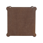 Приставной столик деревянный с резными ножками и нижней полкой Vintage Side Table Brown Wood варинант исполнения - 2 | Loft Concept в Санкт-петербурге