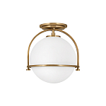 Потолочный светильник с плафоном в форме белого матового шара Hinkley варинант исполнения - 13 | Loft Concept в Санкт-петербурге