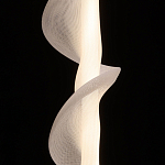 Люстра с белым скрученным плафоном Golden Swirl варинант исполнения - 5 | Loft Concept в Санкт-петербурге