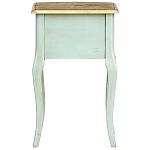 Прикроватная тумба из массива березы светло-бирюзовая Montmartre Provence Bedside Table варинант исполнения - 7 | Loft Concept в Санкт-петербурге