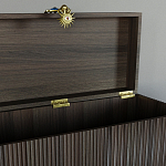 Большой дизайнерский Сундук Elsa Dreams Walnut варинант исполнения - 3 | Loft Concept в Санкт-петербурге