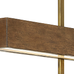 Люстра линейная прямоугольная Wooden Straight Shapes варинант исполнения - 1 | Loft Concept в Санкт-петербурге