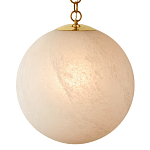 Подвесной светильник в форме шара из белого текстурного стекла Atmosphere варинант исполнения - 1 | Loft Concept в Санкт-петербурге