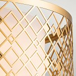 Потолочный светильник золотого цвета с каркасом в виде геометрических ромбов Elstead Lighting варинант исполнения - 4 | Loft Concept в Санкт-петербурге