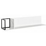 Полка навесная белая открытая Strict Lines  варинант исполнения - 3 | Loft Concept в Санкт-петербурге
