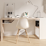 Письменный стол прямоугольный с полочкой под столешницей EcoComb варинант исполнения - 4 | Loft Concept в Санкт-петербурге