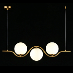 Люстра подвесная светодиодная Jagna 2 Gold and White варинант исполнения - 2 | Loft Concept в Санкт-петербурге