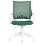 Офисное кресло с основанием из белого пластика Desk chairs Green варинант исполнения - 2 | Loft Concept в Санкт-петербурге