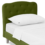 Кровать с мягким изголовьем Luna Palmer Bed варинант исполнения - 6 | Loft Concept в Санкт-петербурге