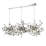 Люстра подвесная из трех частей с металлическими круглыми элементами Terzani Argent варинант исполнения - 7 | Loft Concept в Санкт-петербурге