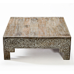 Кофейный стол Carved Сoffee table ручная резьба по дереву варинант исполнения - 1 | Loft Concept в Санкт-петербурге