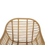 Стул с ротанговым плетением Wicker Half Chair с подлокотниками варинант исполнения - 4 | Loft Concept в Санкт-петербурге