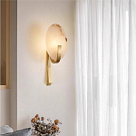 Бра с мраморным рассеивателем овальной формы Torch варинант исполнения - 1 | Loft Concept в Санкт-петербурге