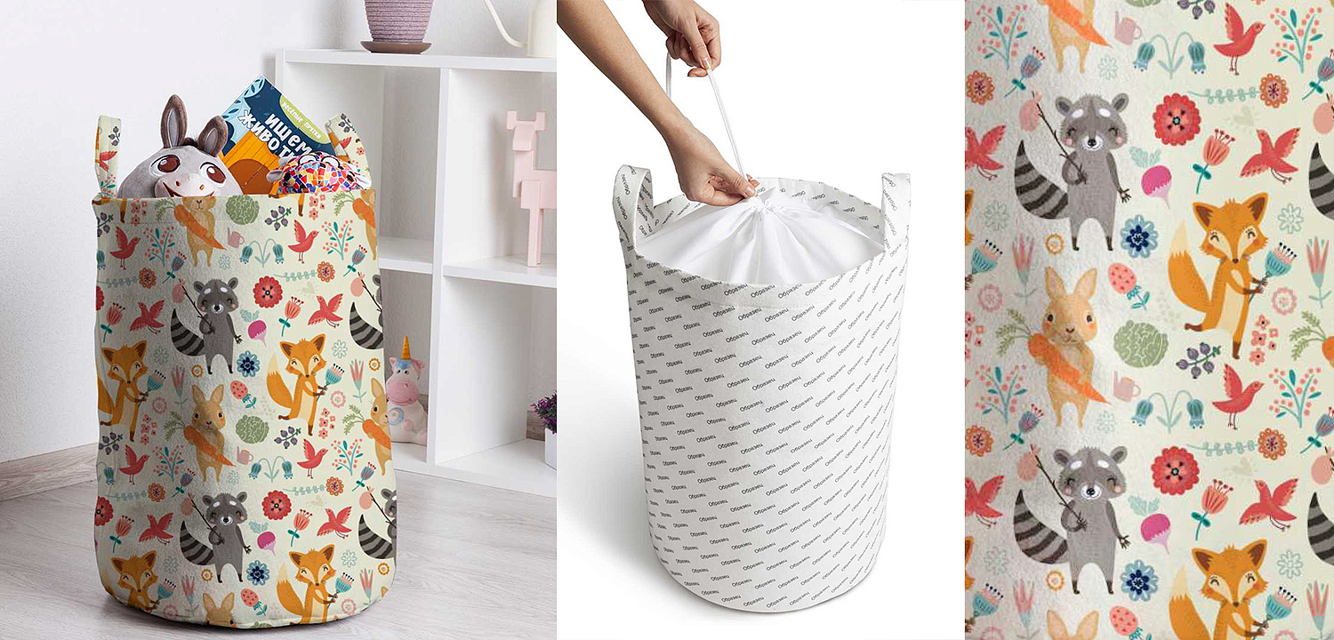 Корзина Little Animals Basket Корзина Little Animals Basket - Loft-Concept в Санкт-петербурге