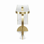 Консоль белая геометрической формы Collision варинант исполнения - 1 | Loft Concept в Санкт-петербурге