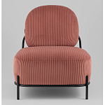 Кресло Стоун велюр рельефный коралловый варинант исполнения - 4 | Loft Concept в Санкт-петербурге