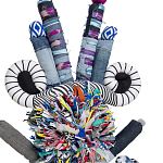 Кукла из джинсы Rusalka Upcycling варинант исполнения - 2 | Loft Concept в Санкт-петербурге