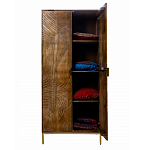 Распашной шкаф с фактурным фасадом Termite варинант исполнения - 3 | Loft Concept в Санкт-петербурге