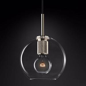 Подвесной светильник RH Utilitaire Globe Pendant Silver