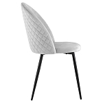 Мягкий стул в сером велюре Miruna Chair варинант исполнения - 5 | Loft Concept в Санкт-петербурге