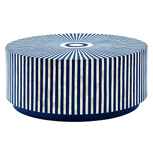 Стол журнальный Mandika Bone Inlay Coffee Table blue