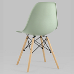 Пластиковый стул на ножках из массива бука Eames Mint варинант исполнения - 5 | Loft Concept в Санкт-петербурге