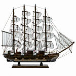 Декоративная модель деревянного тёмно-коричневого парусника в подарочной упаковке With The low варинант исполнения - 1 | Loft Concept в Санкт-петербурге