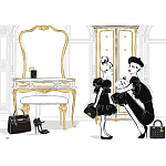 Megan Hess. Te Lttle Blk Dess варинант исполнения - 8 | Loft Concept в Санкт-петербурге