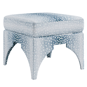 Пуф Clark квадратной формы голубой цвет