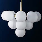 Люстра круглая со стеклянными сферами Maleficent варинант исполнения - 1 | Loft Concept в Санкт-петербурге