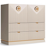 Комод с фактурным фасадом Satin Furniture варинант исполнения - 1 | Loft Concept в Санкт-петербурге