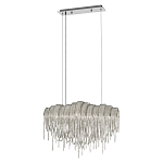 Люстра подвесная с металлическими цепочками и изогнутыми металлическими дугами 72 см Atlantis Chain варинант исполнения - 2 | Loft Concept в Санкт-петербурге