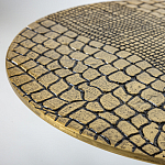 Кофейный столик с металлической столешницей Amphibian варинант исполнения - 3 | Loft Concept в Санкт-петербурге