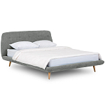 Кровать с мягким изголовьем Palmer Bed варинант исполнения - 10 | Loft Concept в Санкт-петербурге