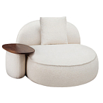 Кушетка Orus с овальным столиком  варинант исполнения - 1 | Loft Concept в Санкт-петербурге