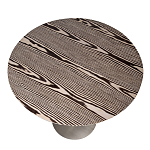 Стол барный круглый высокий с полосатым узором Zebroids варинант исполнения - 2 | Loft Concept в Санкт-петербурге