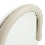 Зеркало овальное Curved Furniture бежевое варинант исполнения - 2 | Loft Concept в Санкт-петербурге