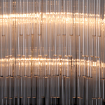 Люстра круглая с прозрачными стеклянными трубками Nembus варинант исполнения - 4 | Loft Concept в Санкт-петербурге