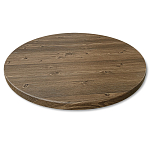 Стол журнальный c коричневой круглой столешницей на трех металлических ножках Charm Coffee Table варинант исполнения - 2 | Loft Concept в Санкт-петербурге