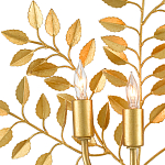 Бра с 3-мя лампами и декором в виде веток с листьями Little Twigs варинант исполнения - 1 | Loft Concept в Санкт-петербурге