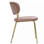 Стул Singer Chair без подлокотников Розовый Велюр варинант исполнения - 2 | Loft Concept в Санкт-петербурге