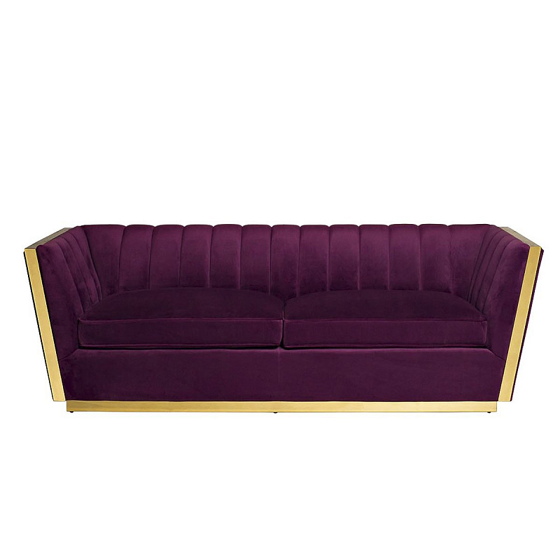 Диван Art Deco Purple Sofa Фиолетовый в Санкт-петербурге | Loft Concept 